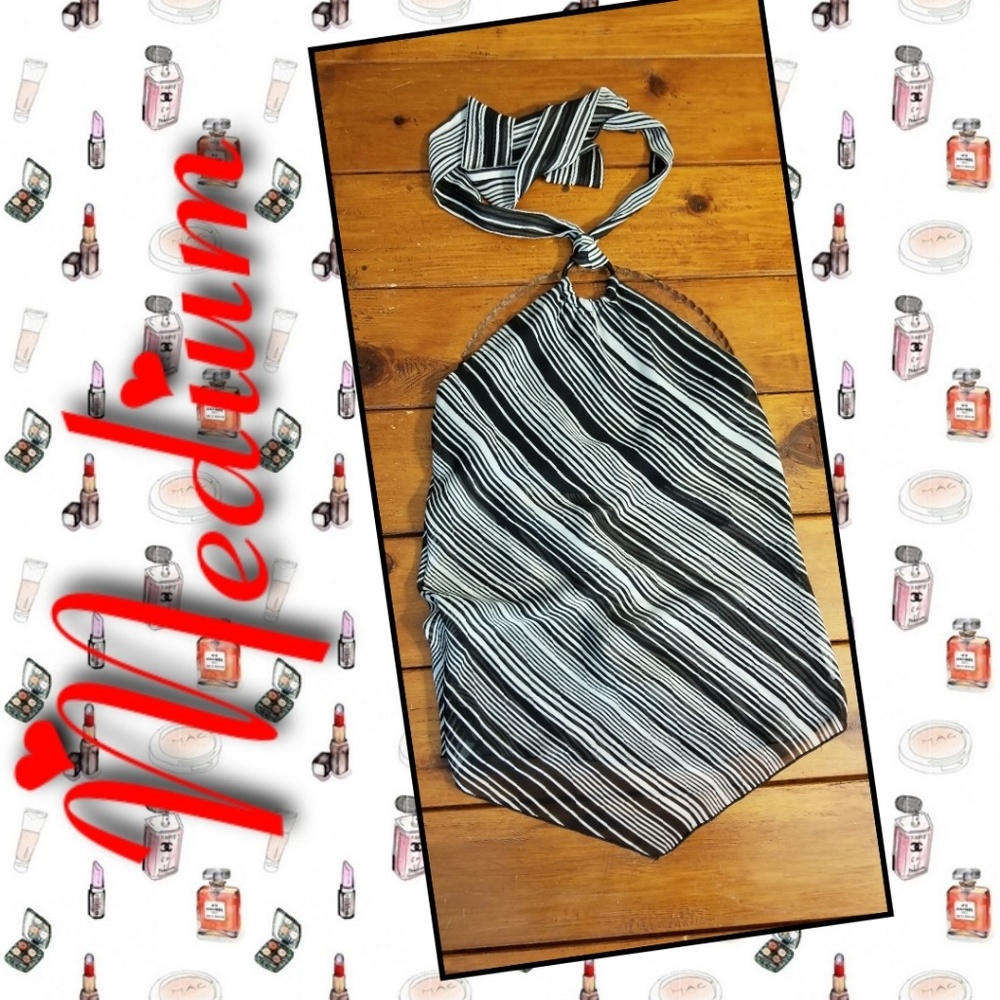 Sleeveless halter top